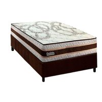 Cama Box CRC Solteiro +Colchão D45 Ortopédico Resiste Paropas 78
