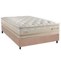 Cama Box CRC Casal +Colchão Molas Master Pocket Koln Herval 138x188