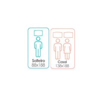 Cama Box Baú CRC Solt +Colchão D45 Ortopédico Airtech Ortobom -
