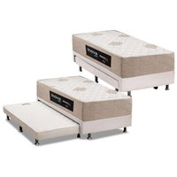 Cama Box c/Aux CRC Solt +Colchão Anatômico Ortopédico Plus Inovaflex -