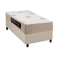 Cama Box CRC Solt +Colchão Anatômico Ortopédico Plus Inovaflex 88x188