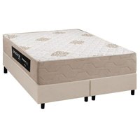Cama Box CRC Queen +Colchão D33 Ortopédico Plus Inovaflex 158