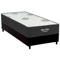 Cama Box CRC Solteiro +Colchão Molas Master Pocket Star Inovaflex 88x188