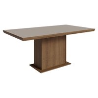 Mesa de Jantar Retangular Tampo com Moldura Rustic/Crema 5275 Madesa
