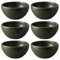 Jogo 6 Ramequins Pequenos Molheiras 50ml Cerâmica Porto Brasil Greenery Orgânico Mesa Posta