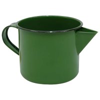 Caneca Esmaltada Com Bico Alça N12 Verde Escuro Metallouça 1L Leiteira Canecão