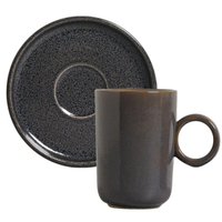 Xícara para Café e Pires Cerâmica 90ml Porto Brasil Avulso Basic Dove Cafezinho
