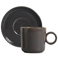 Xícara de Chá Com Pires Cerâmica Basic Dove 150ml Porto Brasil Avulsa Day by Day