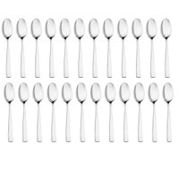 Jogo 24 Colheres de Sopa Mesa Posta Aço Inox 20,5cm Pisa Wolff Talheres Cozinha Caldos