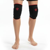 Joelheira Slide Flamengo Preta Gg Knit 3D Espuma 12Mm Proteç