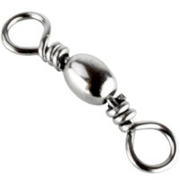 Kit 12 Giradores Simples para Pesca de Aço Inox Alligator Tamanho 4 Pescaria 2,53cm