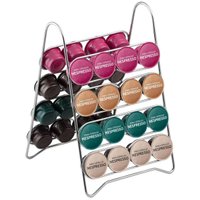 Suporte Organizador Porta 32 Cápsulas de Café Nespresso Aramado MM Passerini inox