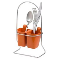 Porta Talheres p/ Servir na Mesa Bancada Garfo e Faca Cozinha Pia Suporte Organizador