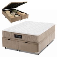 Cama Box Baú Colchão Queen Molas Ensacadas Splendido 158x198x65cm Munhoz