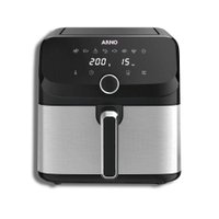 Air Fryer Mega Digital Arno AFD7 7,5L Preto Inox 1700W 127V
