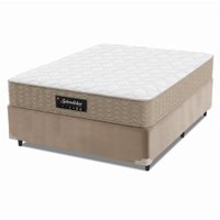 Cama Box Desmontável Colchão Queen Molas Ensacadas Splendido 158x198x62cm Munhoz - Bege