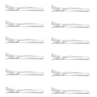 Conjunto Garfo de Sobremesa 12 Peças Bellagio Brinox Aço Ino