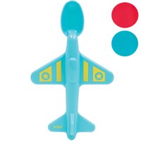 Colher Infantil para Introdução Alimentar Buba Avião Azul
