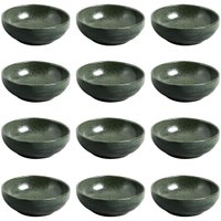 Jogo 12 pçs Ramequins 9cm Pequeno 70ml Cerâmica Porto Brasil