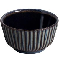 Jogo 24 pçs Ramequins 170ml Médio 9cm Cerâmica Azul Titanium