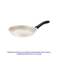 Jogo de Panelas Tramontina Linz 13 Pçs Bege Antiaderente com Utensílios