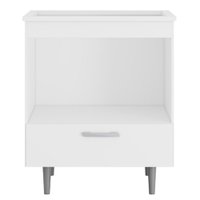 Balcao Com Tampo Para Cooktop 4 Bocas 72 cm Alecrim Branco POLIMAN