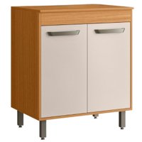 Balcão Com Tampo 2 Portas 70 cm Malta POLIMAN - Freijo Off Acetinado