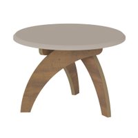 Mesa de Centro Jade Branca e Marrom