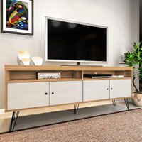 Rack Liberty Carvalho e Off White 160 cm