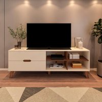 Rack Verona 2 GV Off White e Pinho 180 cm
