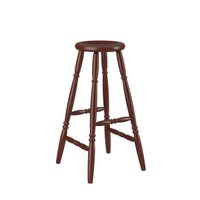 Banqueta Alta em Madeira 75cm Castanho Acetinado 170EA Piratini