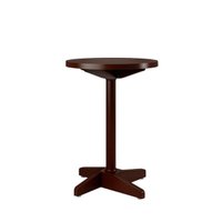 Mesa Bar Baixa Piratini 60x77cm em Madeira Maciça Castanho Acetinado