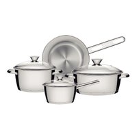 Jogo de Panelas Tramontina Allegra Aço Inox Fundo Triplo 4 Peças