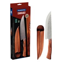 Faca para Carne Tramontina Nômade Aço Inox Cabo Madeira com Bainha de Couro 8