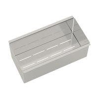 Escorredor Profundo Tramontina em Aço Inox Scotch Brite para uso no Canal Organizador 30 x 15 cm