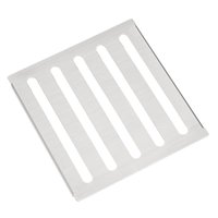 Escorredor Tramontina em Aço Inox Scotch Brite para Sobrepor no Canal Organizador 15x15 cm