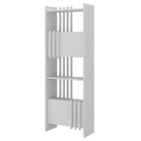 Estante Multiuso 4 Prateleiras 2 Portas 64X180 cm Terrazza Artany