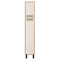 Paneleiro Simples 2 Portas 218x40 cm Malta Freijo Off Acetinado POLIMAN