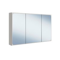 Armario Espelheira para Banheiro 100cm com 3 Portas Lavinia Arenas