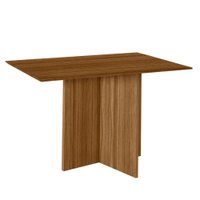 Mesa De Jantar Tampo Sem Vidro 4 Lugares 120x90 cm Helo Carvalho POLIMAN