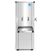 Bebedouro 55 Litros Aguagel Inox 2 Torneiras Geladas Frente 1 Gelada Lateral 220V