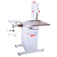 Serra Fita Bigolar 1,80m Inox com Moedor Boca 9 1/2CV com Gabinete Bivolt