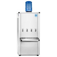Bebedouro 200 Litros Aguagel Inox 4 Torneiras Geladas com Suporte para Galão 220V
