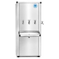 Bebedouro 110 Litros Aguagel Inox 3 Torneiras Geladas Frente 1 Gelada Lateral 220V