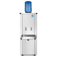 Bebedouro 55 Litros Aguagel Inox 2 Torneiras Geladas com Suporte para Galão 220V