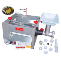 Cilindro de Massas Conjugado Bigolar 30cm Inox 1/3CV Bivolt