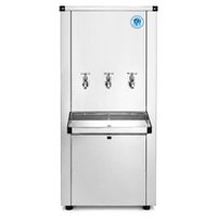 Bebedouro 110 Litros Aguagel Inox 2 Torneiras Geladas 1 Natural 220V
