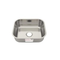 Cuba de Embutir Tramontina 40 x 34 x 14 cm Basic 40 BL Standard em Aço Inox Sem Válvula
