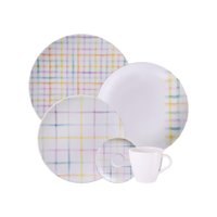 Aparelho de Jantar Tramontina Sweet Color Porcelana Decorada 20 Peças
