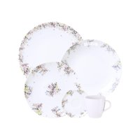 Aparelho de Jantar Tramontina Fogli em Porcelana Decorada 20 Peças
